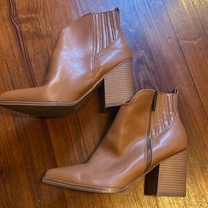Indigo Brown Ankle Booties